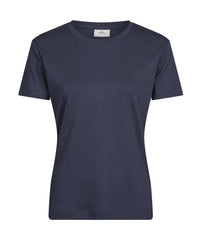 Tee Jays Women’s Pima Cotton Tee - Navy