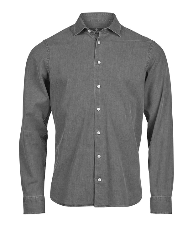 Tee Jays Denim Shirt - Black Denim