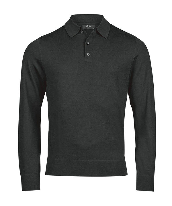 Tee Jays Polo Knit - Black