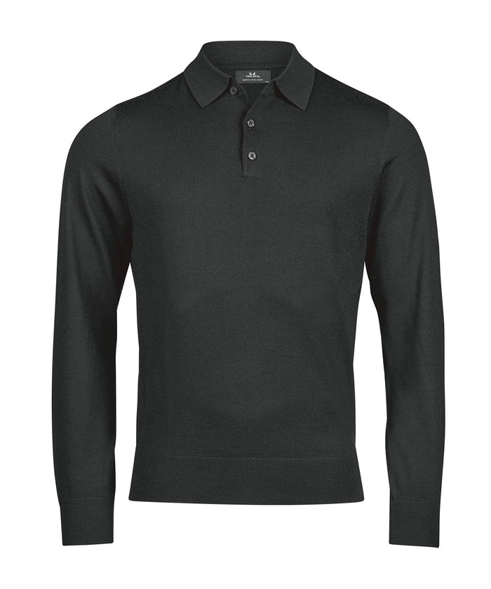 Tee Jays Polo Knit - Black