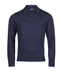 Tee Jays Polo Knit - Navy