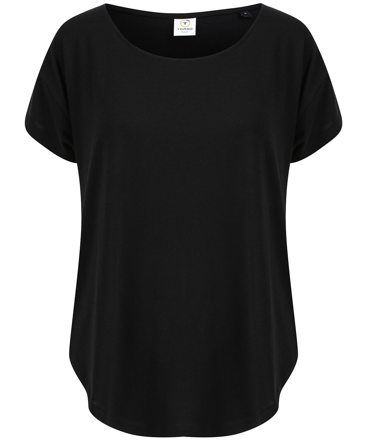 Tombo Scoop Neck T - Black