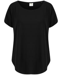 Tombo Scoop Neck T - Black