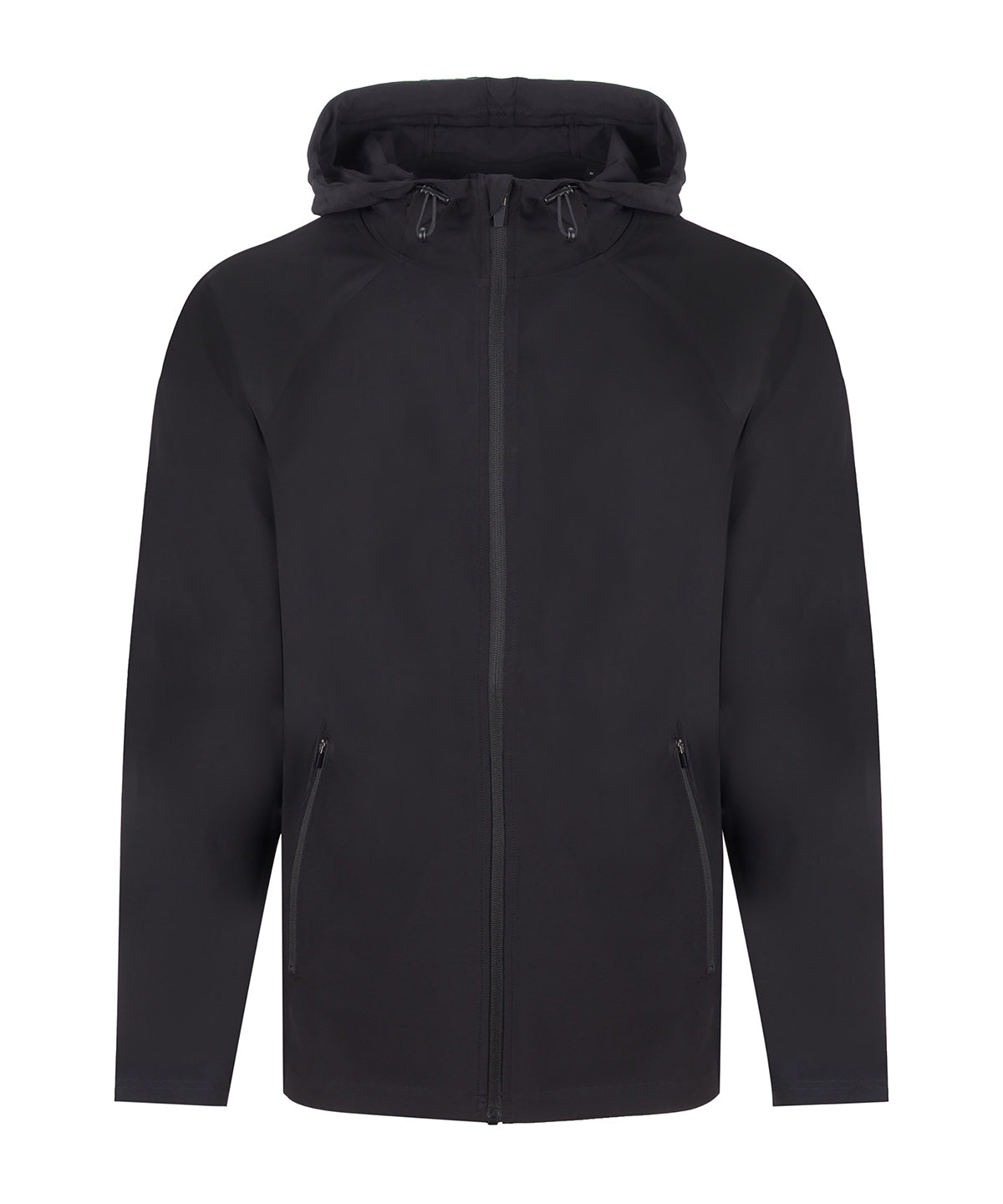 Tombo Technical Zip-through Hoodie - Black