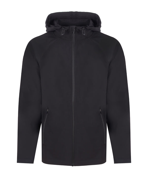 Tombo Technical Zip-through Hoodie - Black