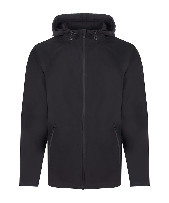 Tombo Technical Zip-through Hoodie - Black