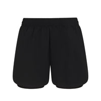 Tombo Women’s Double-layer Sports Shorts - Black/Black
