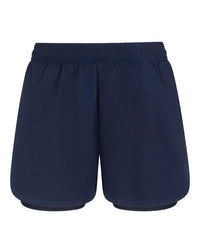 Tombo Women’s Double-layer Sports Shorts - Navy/Navy