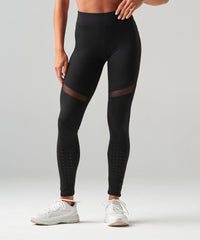 Tombo Women's Panelled Leggings - Black