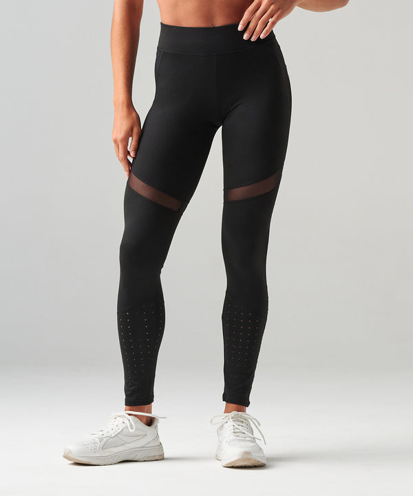 Tombo Women's Panelled Leggings - Black