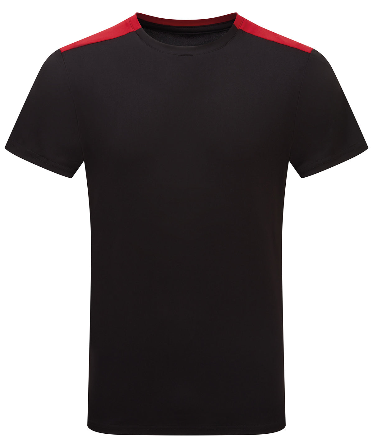 TriDri® Contrast Performance T-shirt - Black/Fire Red