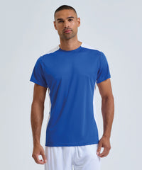 TriDri® Contrast Performance T-shirt - Black/Fire Red