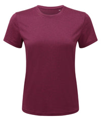Women's TriDri® Performance T-shirt - Raspberry/Black Melange