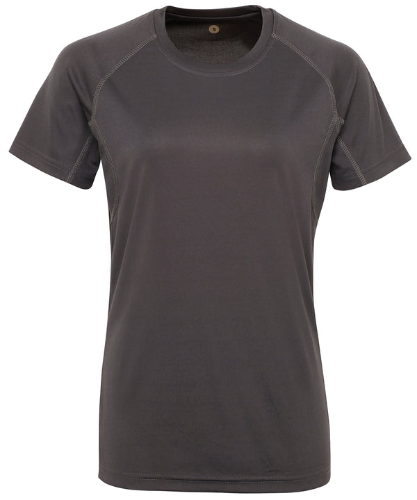 Women's TriDri® Panelled Tech Tee - Fire Red