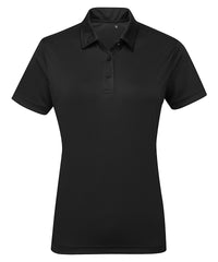 Women's TriDri® Panelled Polo - Black