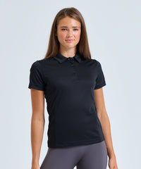 Women's TriDri® Panelled Polo - Black