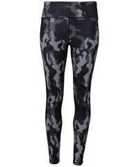 Women's TriDri® Performance Hexoflage® Leggings - Camo Charcoal