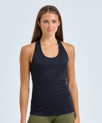 Women's TriDri® Yoga Knot Vest - Black