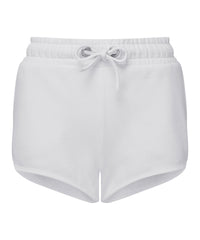 Women's TriDri® Recycled Retro Jogger Shorts - White