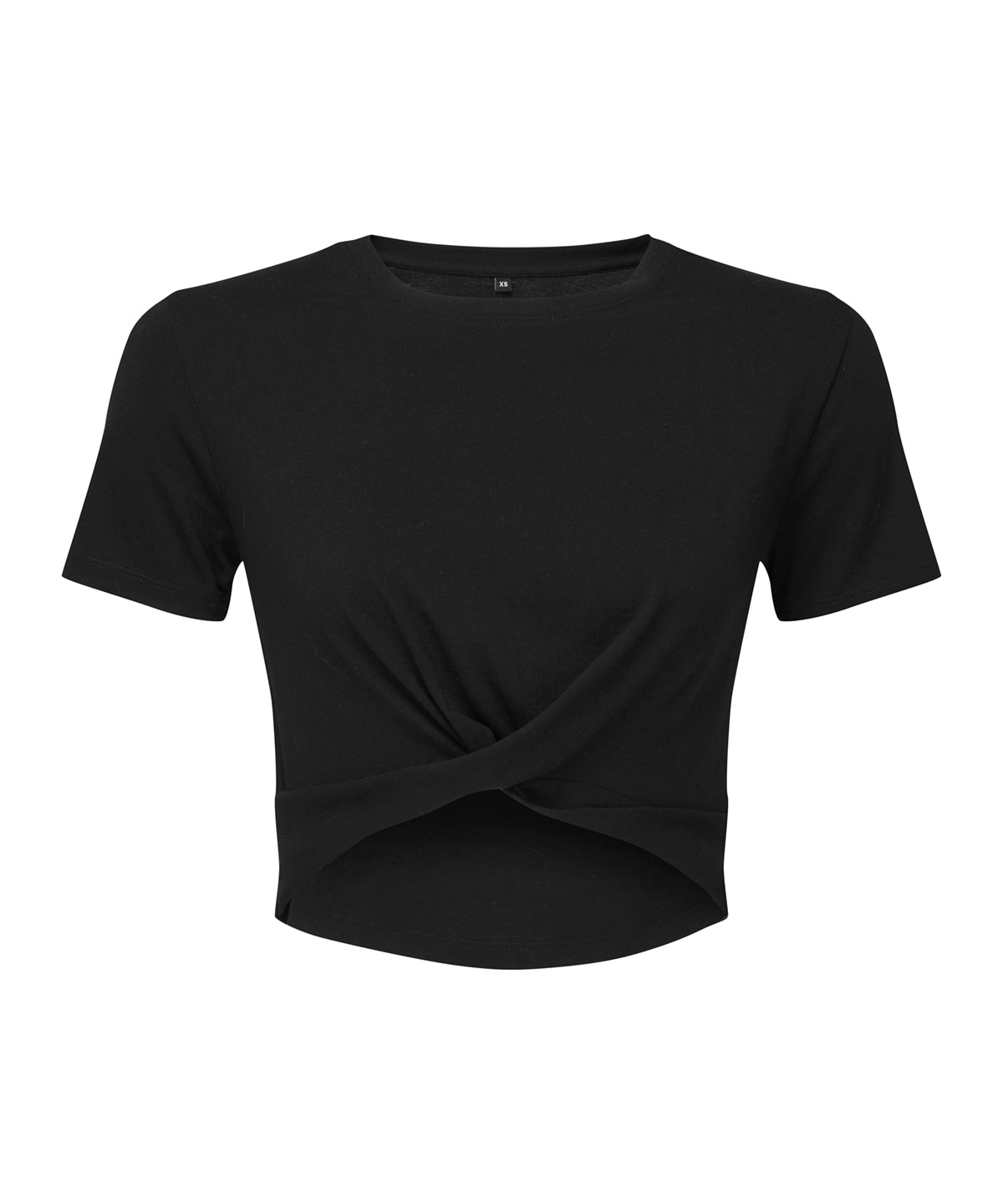 Women's TriDri® Twist Crop Top - Black