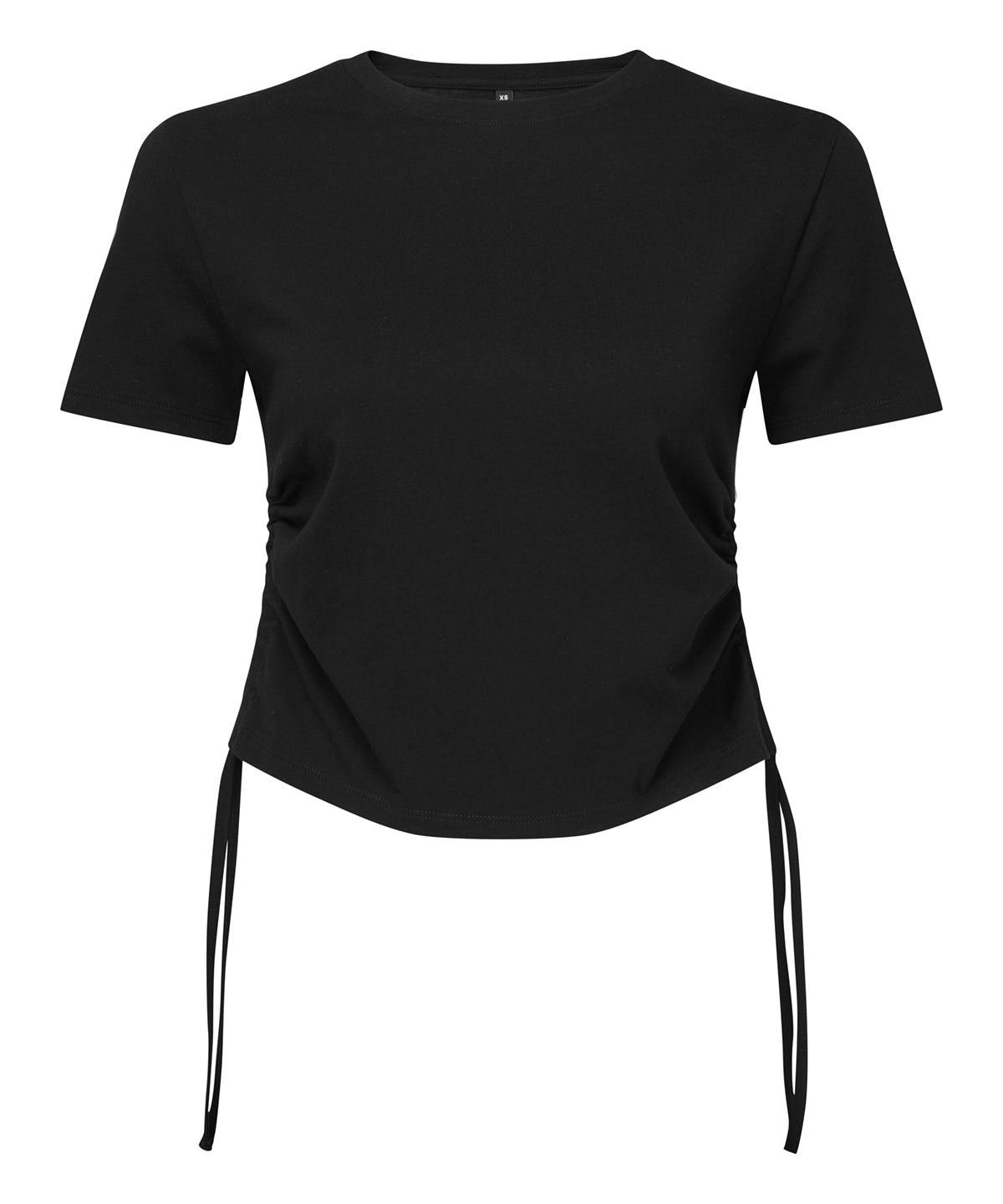 Women's TriDri® Ruched Crop Top - Black