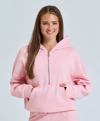 Women's TriDri® Half Zip Hoodie - Black