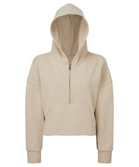 Women's TriDri® Half Zip Hoodie - Nude
