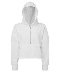 Women's TriDri® Half Zip Hoodie - White