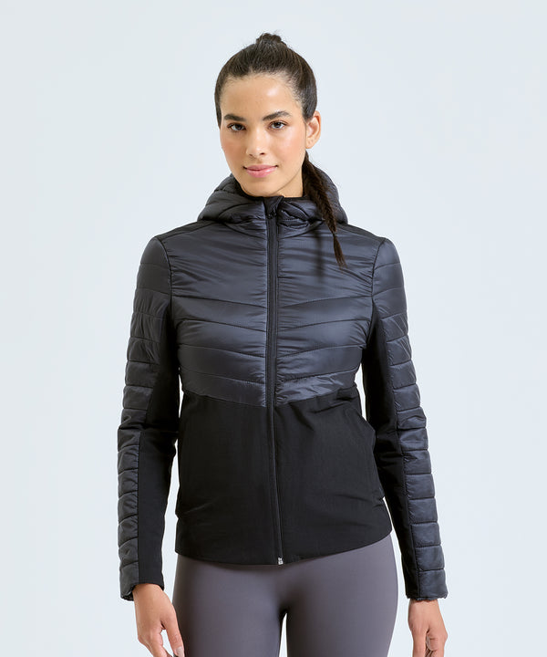 Women's TriDri® Insulated Hybrid Jacket - Black