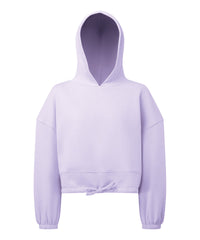 Women's TriDri® Cropped Oversize Hoodie - Lilac