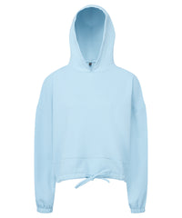 Women's TriDri® Cropped Oversize Hoodie - Sky Blue