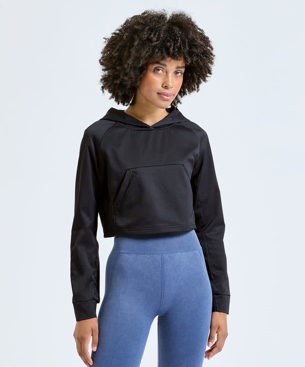 Women's TriDri® Cropped Jacket - Black