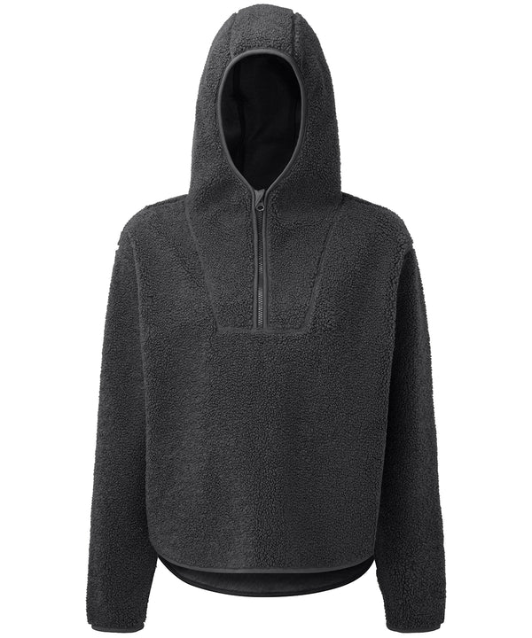 Women's TriDri® Sherpa ¼ Zip Hoodie - Charcoal