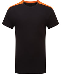 Kids TriDri® Contrast Performance T-shirt - Black/Orange