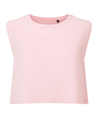 Women's TriDri® Organic Crop Tank - Light Pink