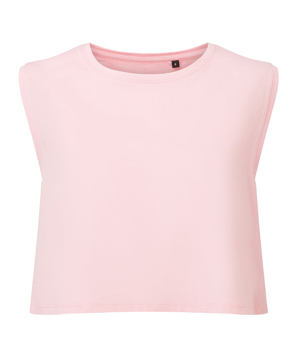 Women's TriDri® Organic Crop Tank - Light Pink