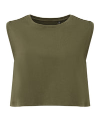 Women's TriDri® Organic Crop Tank - Olive
