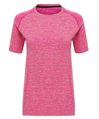 Women's TriDri® Seamless '3D Fit' Multi-sport Performance Short Sleeve Top - Pink