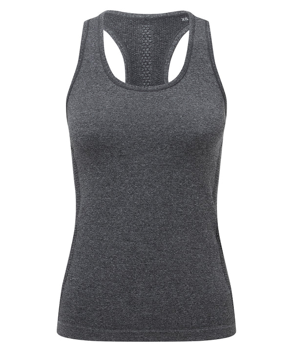 Women's TriDri® Seamless 3D Fit" Multi-sport Sculpt Vest" - Black Melange