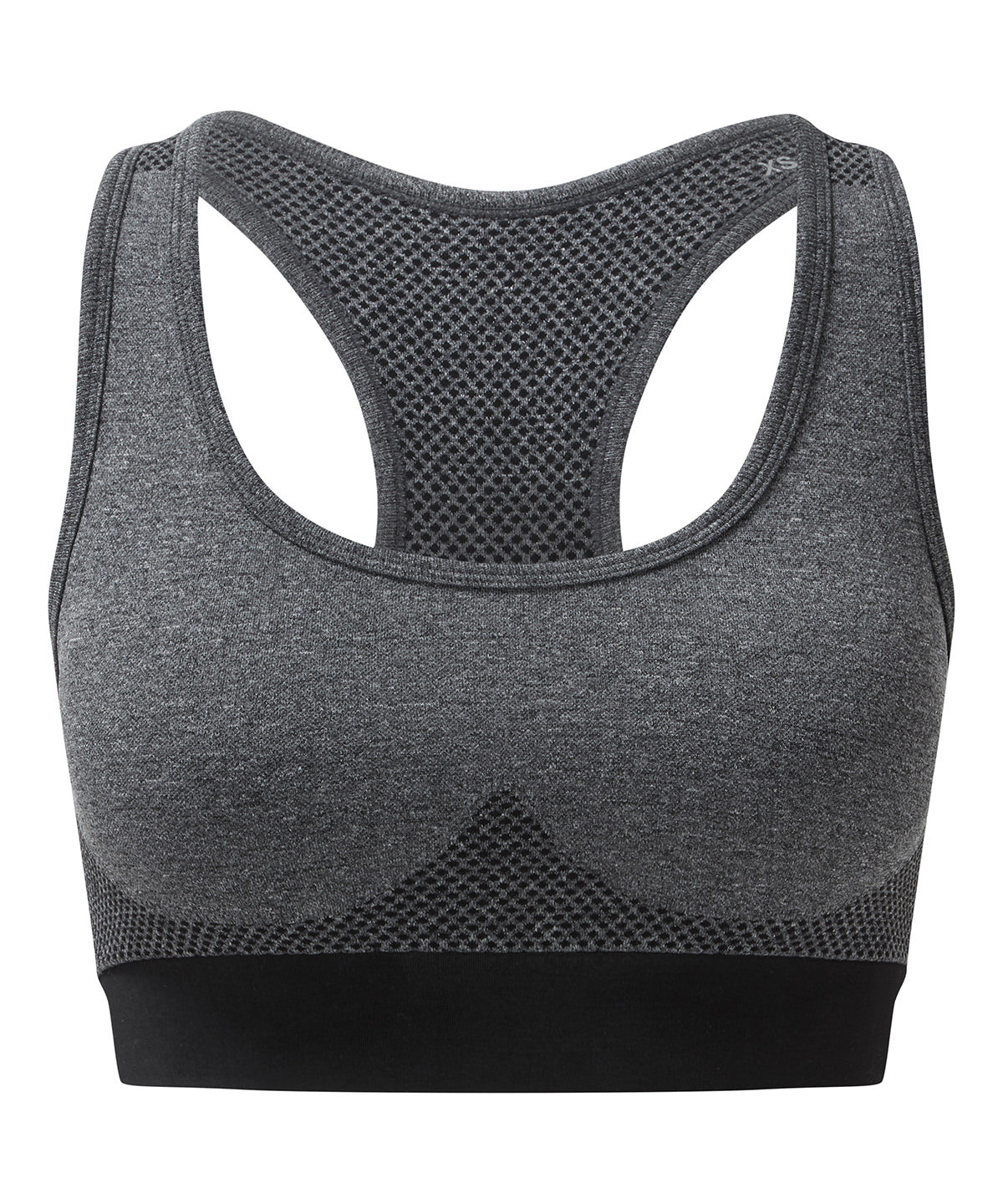Tridri® Seamless 3D Fit" Multi-sport Sculpt Bra" - Black Melange