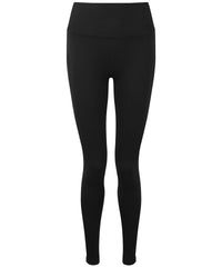 Women's TriDri® Ribbed Seamless Multi-sport Leggings - Black