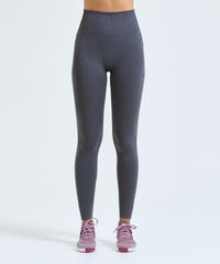 Women's TriDri® Ribbed Seamless Multi-sport Leggings - Black
