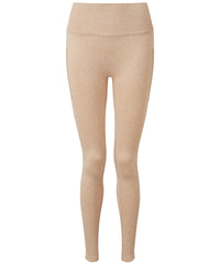 Women's TriDri® Ribbed Seamless Multi-sport Leggings - Nude Melange