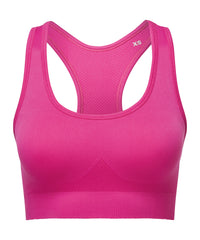 Tridri® Seamless 3D Fit" Multi-sport Sculpt Solid Colour Bra" - Fuchsia