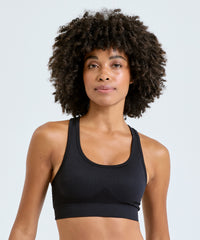 Tridri® Seamless 3D Fit" Multi-sport Sculpt Solid Colour Bra" - Black
