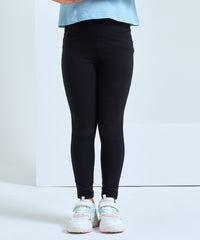 Kids TriDri® Recycled Performance Leggings - Black