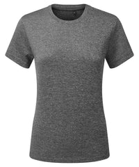 Women’s TriDri® Ion-charge Recycled Textured Tee - Black Melange