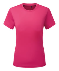 Women’s TriDri® Ion-charge Recycled Textured Tee - Hot Pink