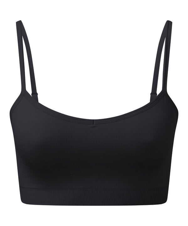 Women's TriDri® Recycled Seamless ''3D Fit'' Multi-sport Flex Bra - Black