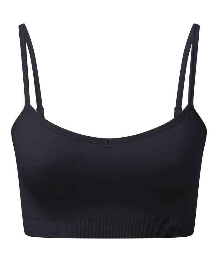 Women's TriDri® Recycled Seamless ''3D Fit'' Multi-sport Flex Bra - Black